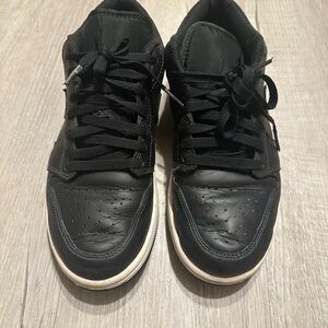 Jordan Black and White Sneakers